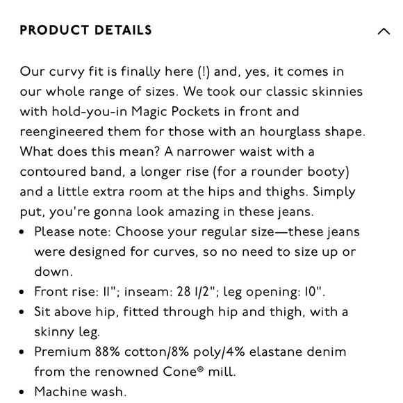 BNWT Madewell Curvy high rise skinny jeans - Picture 10 of 10